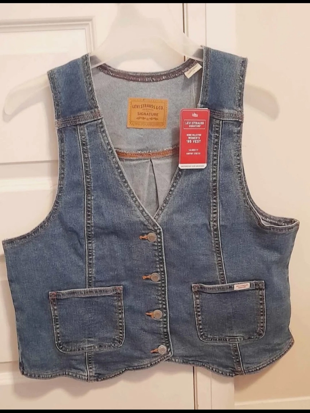Levi's Blue Denim Vest
